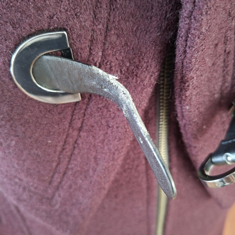 Soia & Kyo outershell Burgundy winter coat Made in Canada Soïa & Kyo - Picture 13 of 14